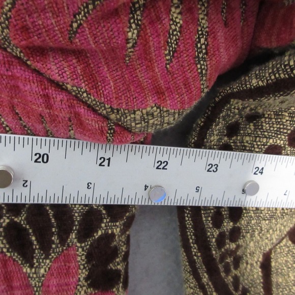 Vintage Painted Pony Jacket Large Floral Art to Wear Lagenlook Open Front USA - Picture 6 of 9